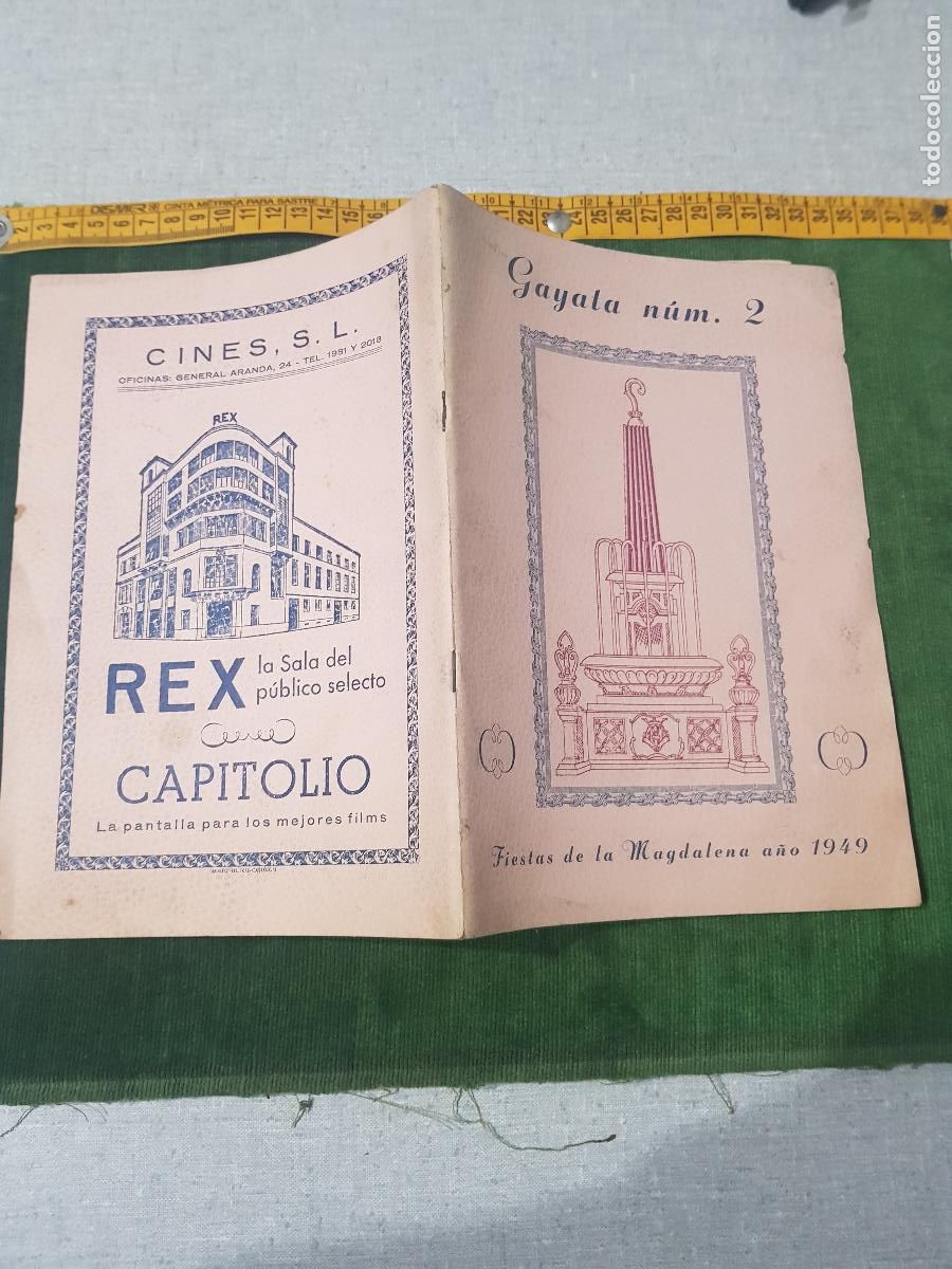 Coleccionismo: 1949 PROGRAMA DE FIESTAS DE LA GAYATA DEL SECTOR 2