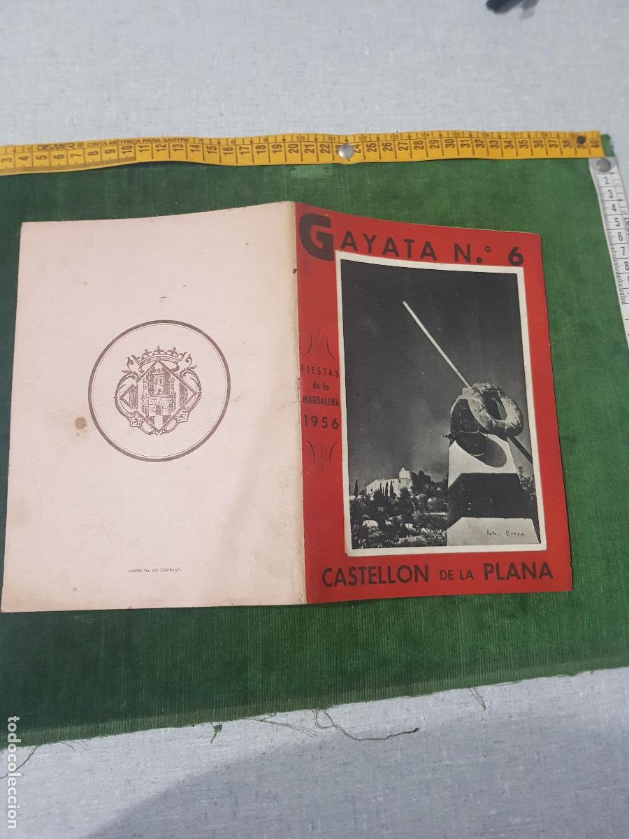 Coleccionismo: 1956 PROGRAMA DE FIESTAS DE LA GAYATA N.6