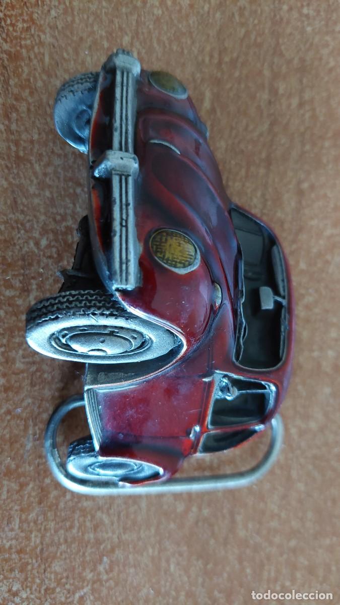 Coleccionismo: Magn&iacute;fica hebilla Volkswagen escarabajo 1980 Made in USA Bergamot