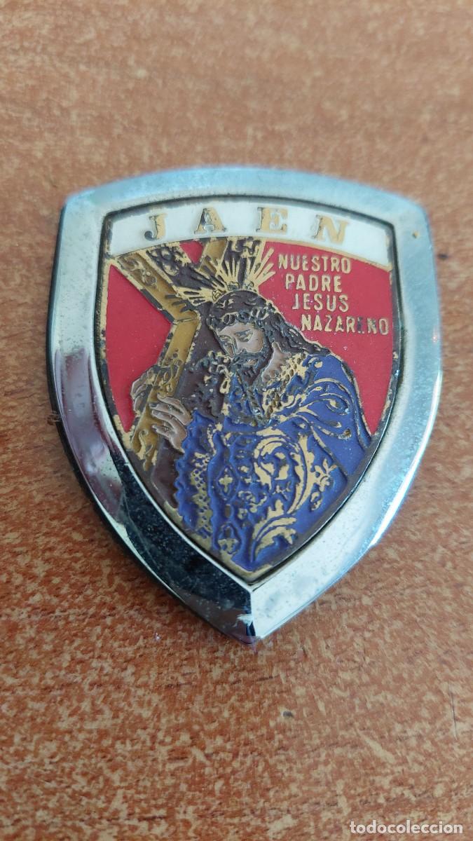 Coleccionismo: Placa para coche Ja&eacute;n Nuestro Padre Jes&uacute;s Nazareno