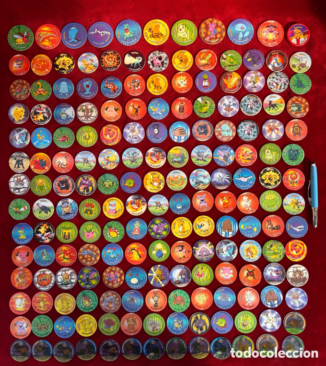 Collectionnisme: Enorme lote mas de 170 tazos de Pokemon serie 1,2 y3. Matutano