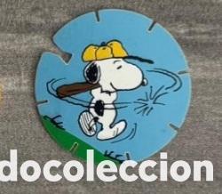 Coleccionismo: 2 Tazo Snoopy caps colecci&oacute;n grefusa a&ntilde;o 2002