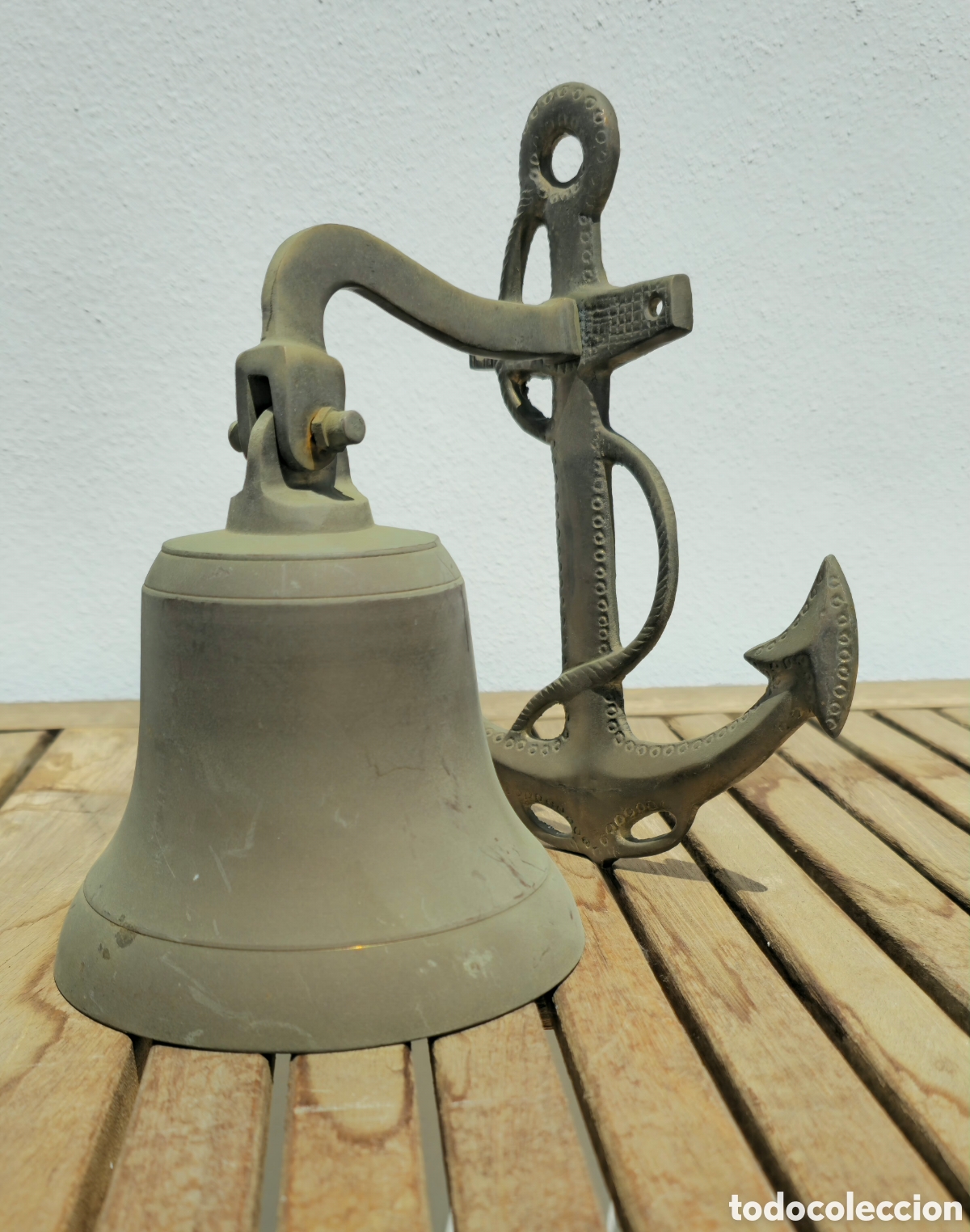 Coleccionismo: Campana nautica bronce