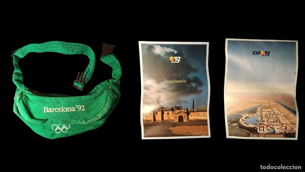 Collecting: LOTE OLIMPIADAS BARCELONA 92 Y EXPO 92 SEVILLA - RI&Ntilde;ONERA OFICIAL + 2 POSTERS ORIGINALES
