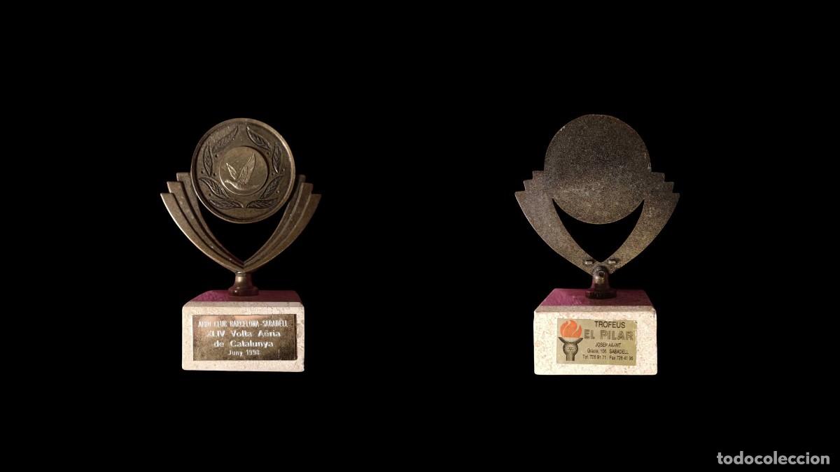 Coleccionismo: TROFEO ORIGINAL XLIV VOLTA A&Egrave;RIA DE CATALUNYA - AERO CLUB BARCELONA-SABADELL - 1998