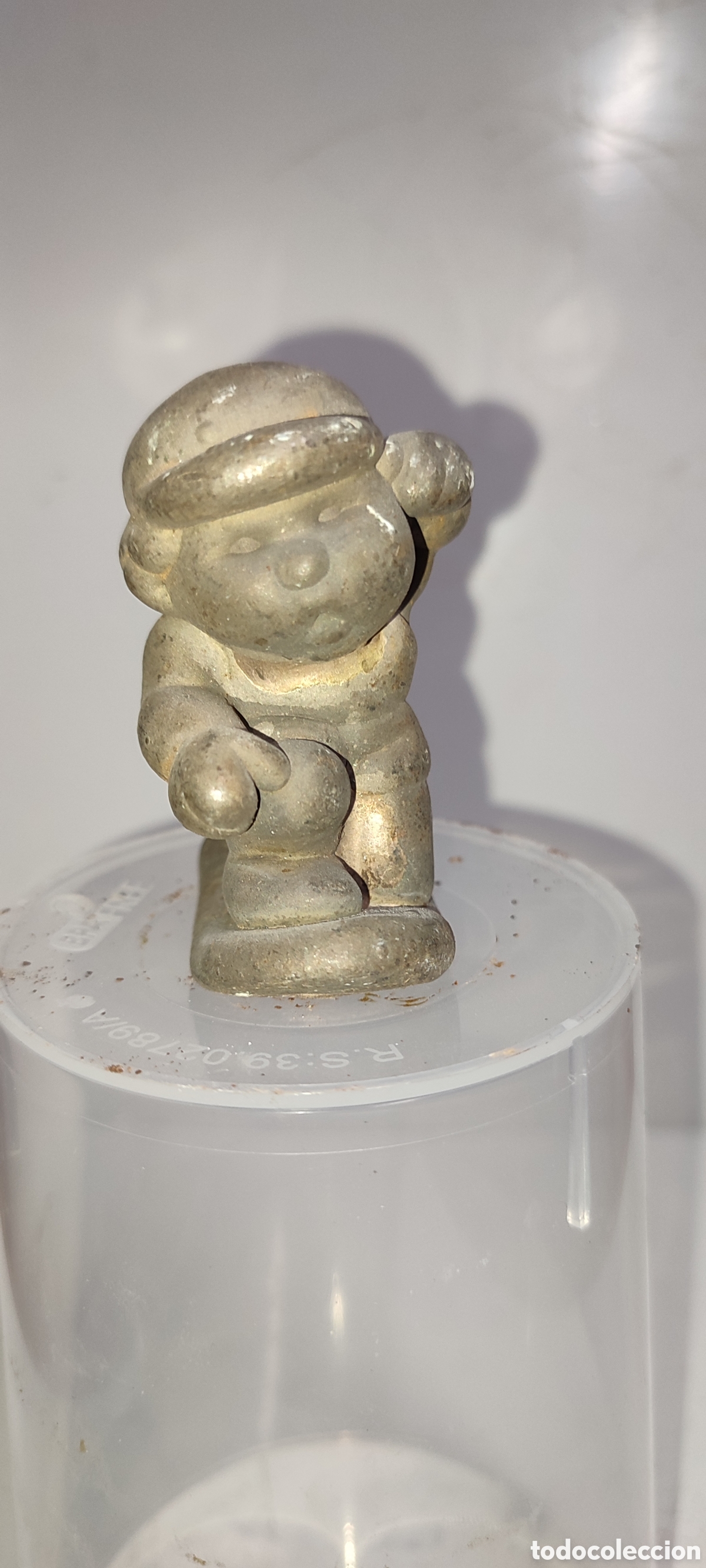 Coleccionismo: Antiguo y espectacular molde matriz de n&iacute;quel para fabricar figuras de Sport Billy Surfero, muy rara