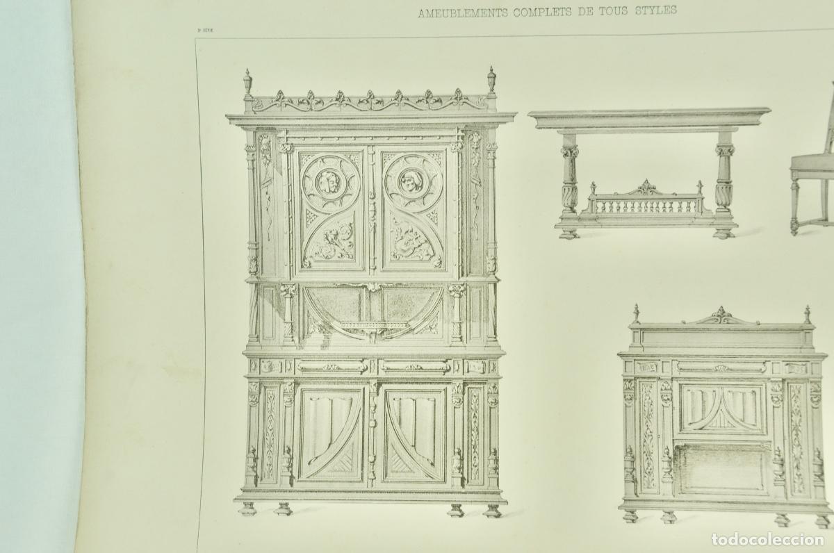 Coleccionismo: L&aacute;mina cat&aacute;logo fr&aacute;nces de muebles 7 - Foto 5