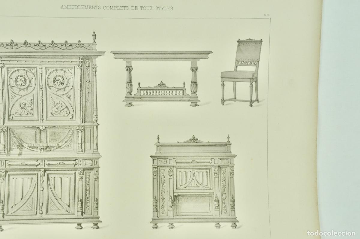 Coleccionismo: L&aacute;mina cat&aacute;logo fr&aacute;nces de muebles 7 - Foto 6
