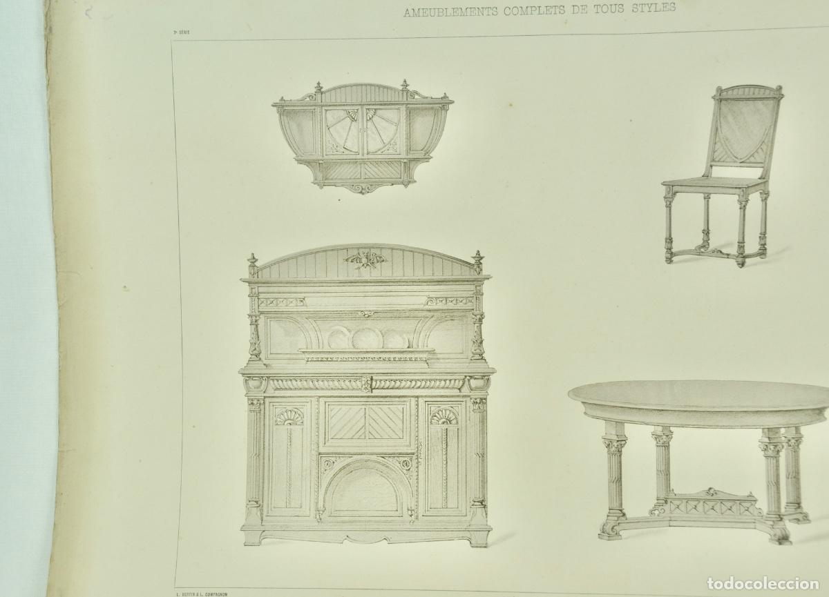 Coleccionismo: L&aacute;mina cat&aacute;logo fr&aacute;nces de muebles 8 - Foto 4