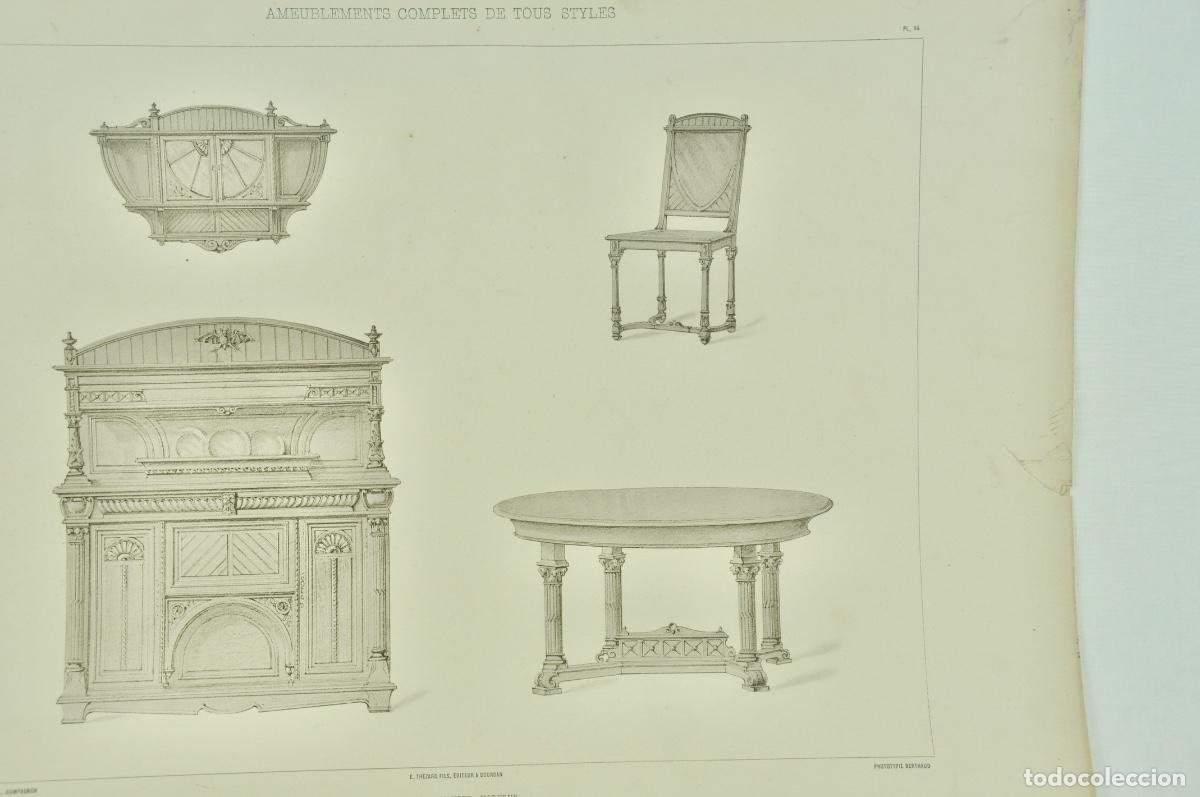 Coleccionismo: L&aacute;mina cat&aacute;logo fr&aacute;nces de muebles 8 - Foto 5