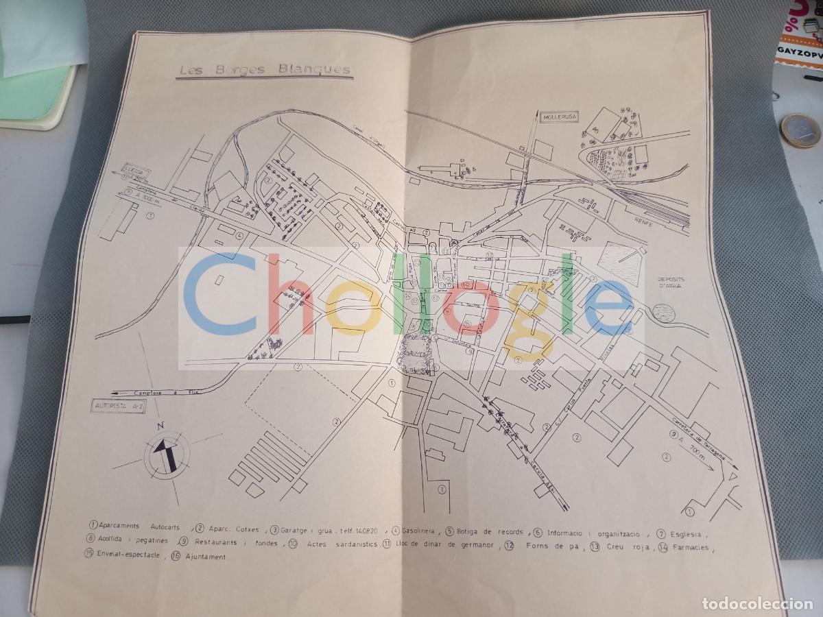Coleccionismo: Plano Les Borges Blanques