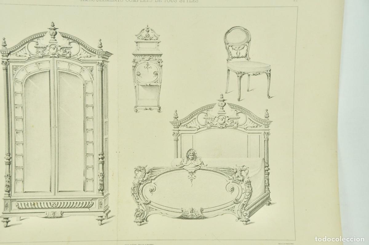 Coleccionismo: L&aacute;mina cat&aacute;logo fr&aacute;nces de muebles 17 - Foto 5