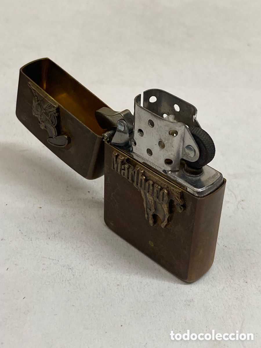 Collezionismo: Reloj Zippo Marlboro gasolina