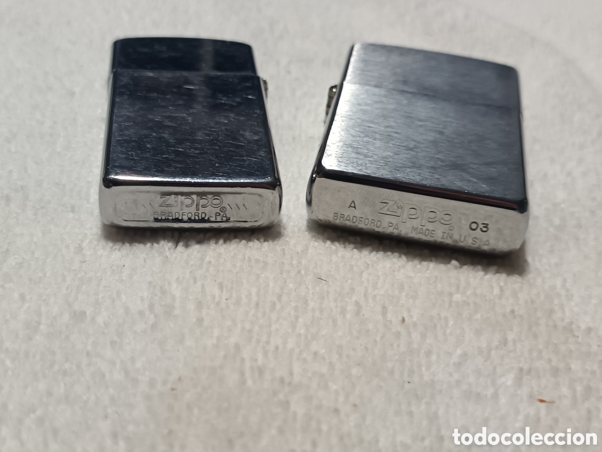 Collectionnisme: x 2 MECHEROS ZIPPO GASOLINA