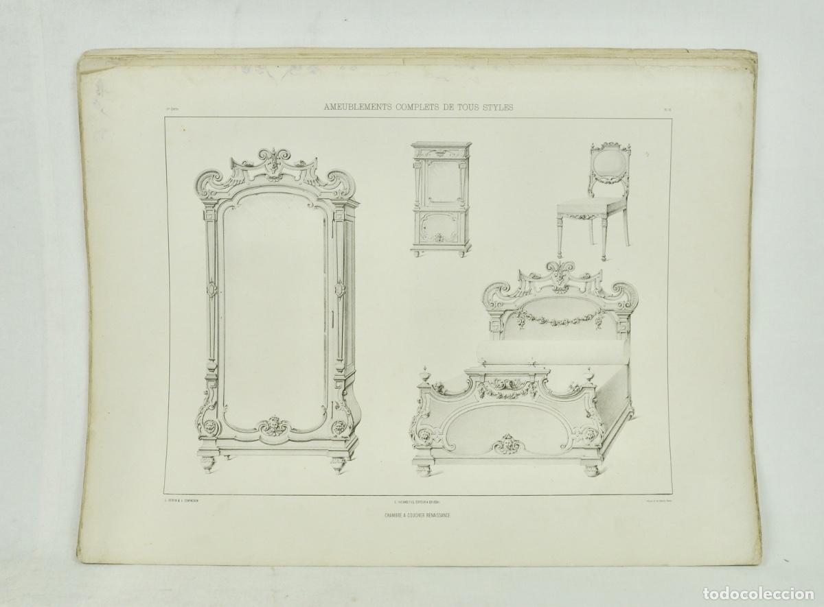 Coleccionismo: L&aacute;mina cat&aacute;logo fr&aacute;nces de muebles 21