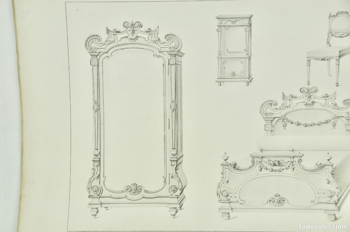 Coleccionismo: L&aacute;mina cat&aacute;logo fr&aacute;nces de muebles 21 - Foto 4