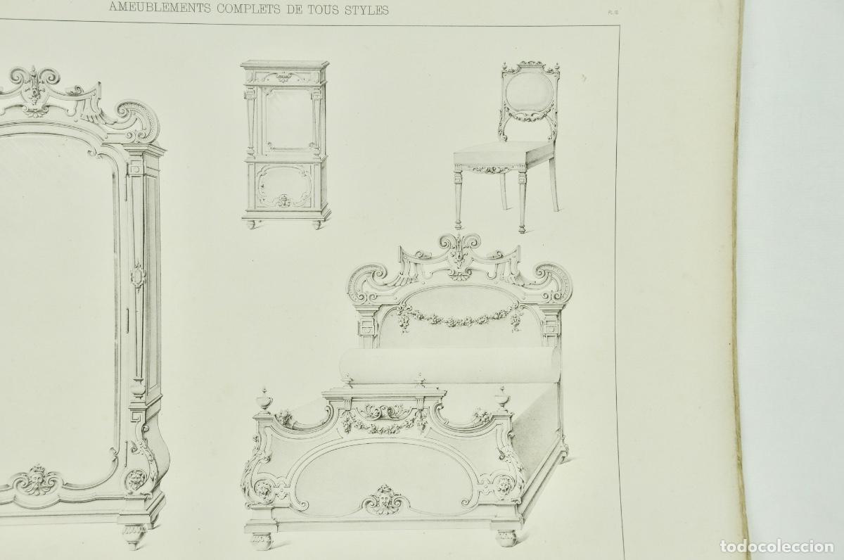 Coleccionismo: L&aacute;mina cat&aacute;logo fr&aacute;nces de muebles 21 - Foto 5