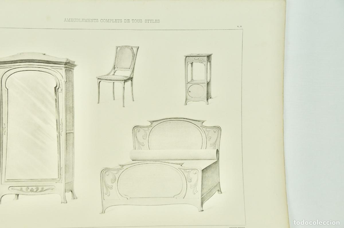 Coleccionismo: L&aacute;mina cat&aacute;logo fr&aacute;nces de muebles 23 - Foto 5