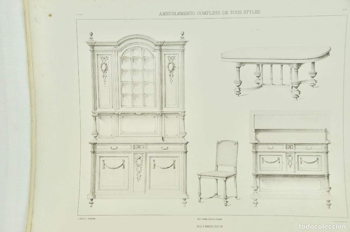 Coleccionismo: L&aacute;mina cat&aacute;logo fr&aacute;nces de muebles 24 - Foto 4
