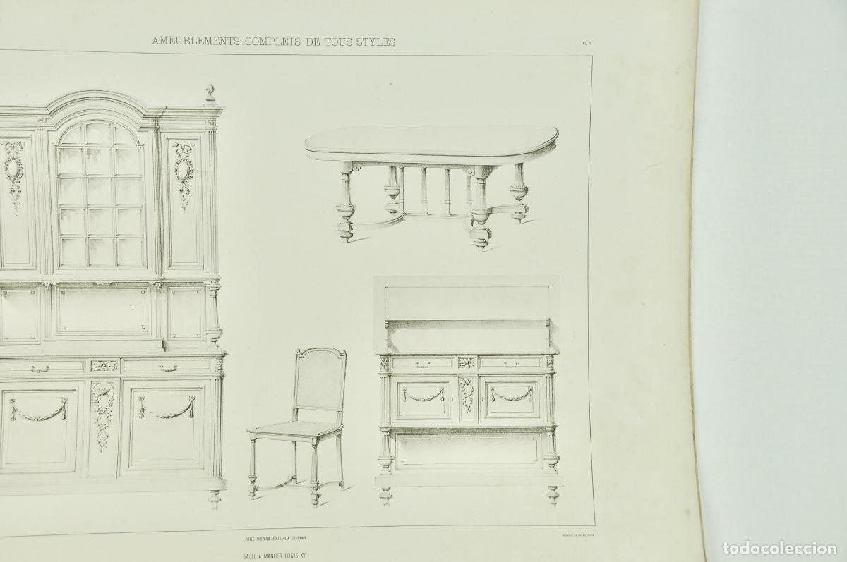 Coleccionismo: L&aacute;mina cat&aacute;logo fr&aacute;nces de muebles 24 - Foto 5