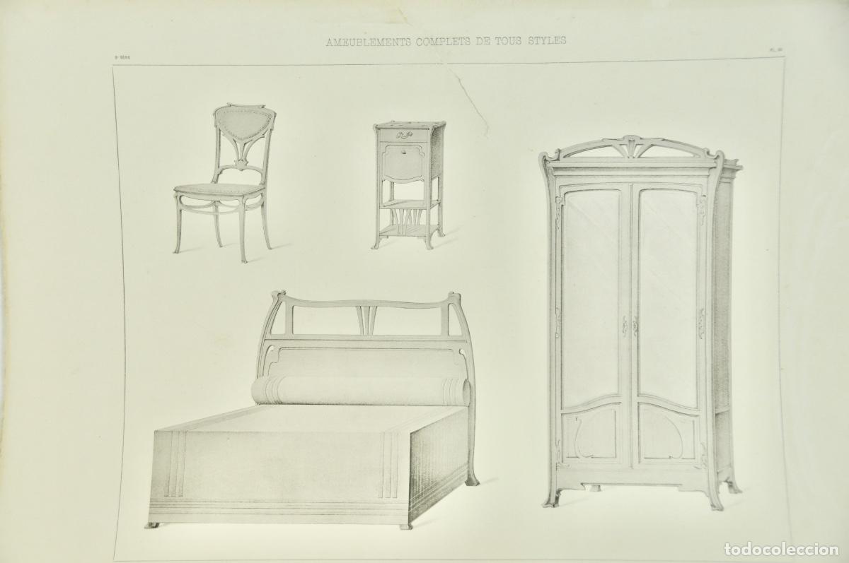 Coleccionismo: L&aacute;mina cat&aacute;logo fr&aacute;nces de muebles 25 - Foto 5