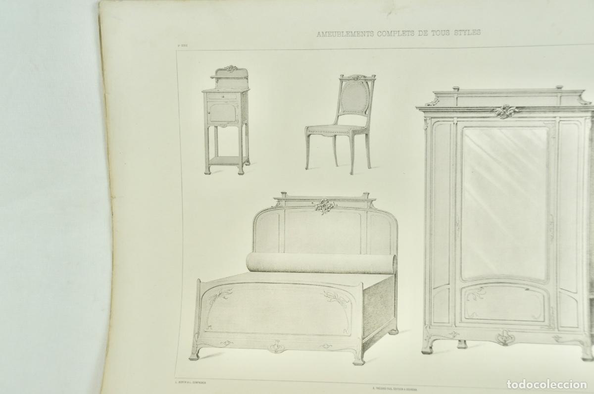 Coleccionismo: L&aacute;mina cat&aacute;logo fr&aacute;nces de muebles 26 - Foto 5