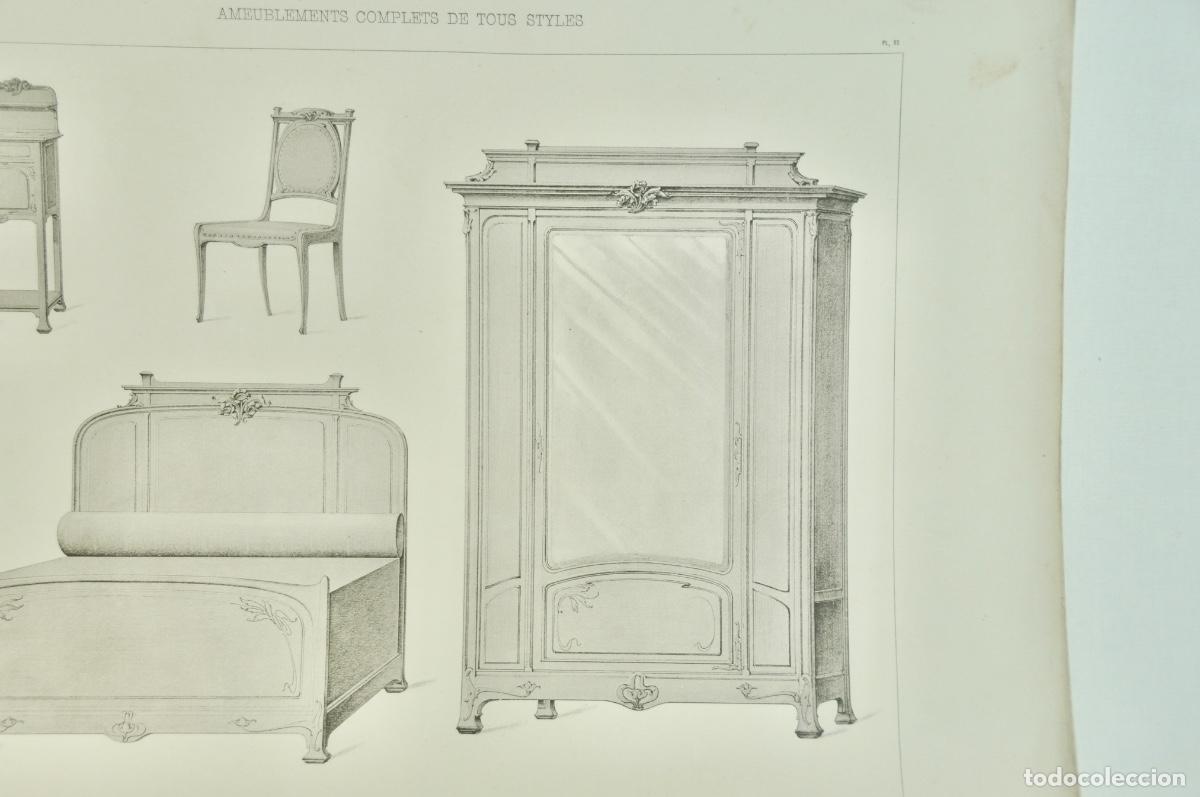 Coleccionismo: L&aacute;mina cat&aacute;logo fr&aacute;nces de muebles 26 - Foto 6