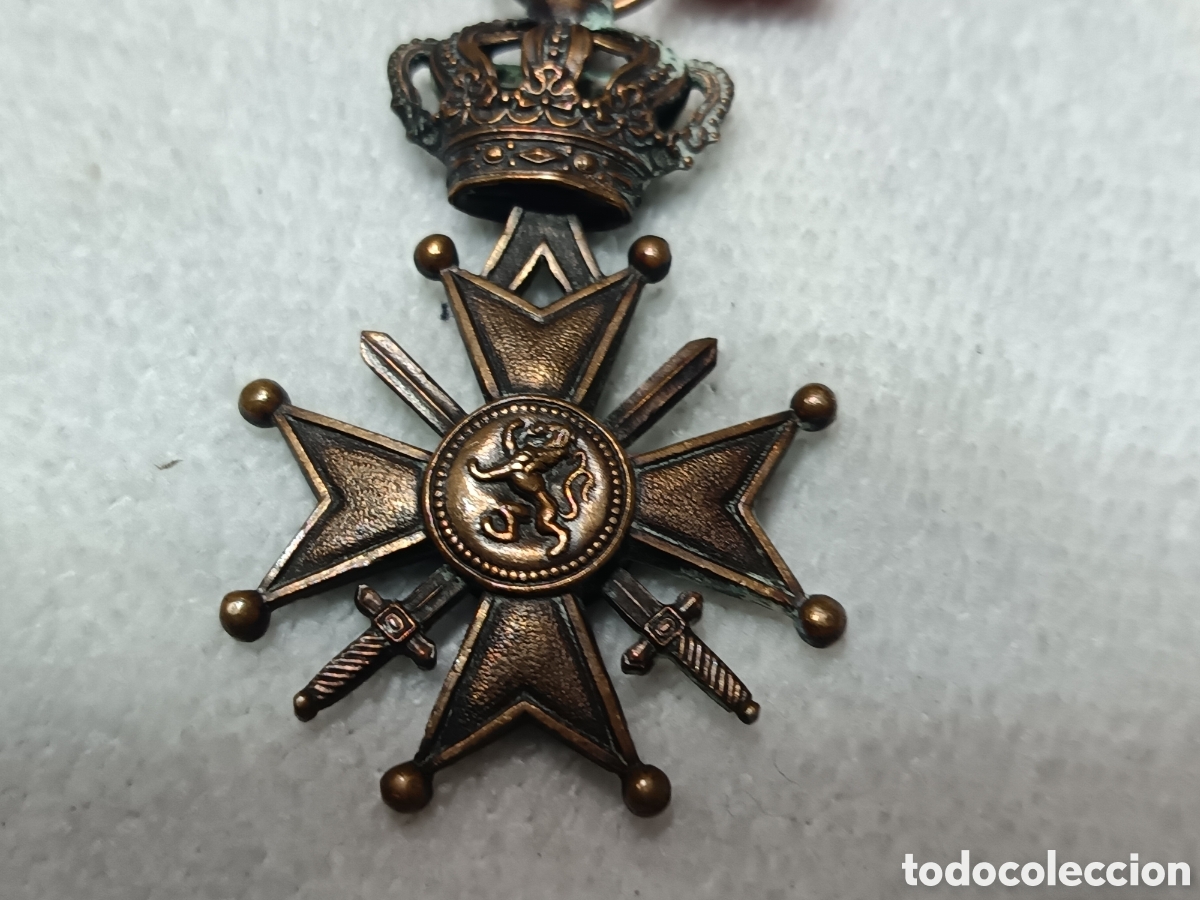 Collecting: COLECCIONISMO MILITAR , CRUZ DE GUERRA WWII, BELGICA, ORIGINAL