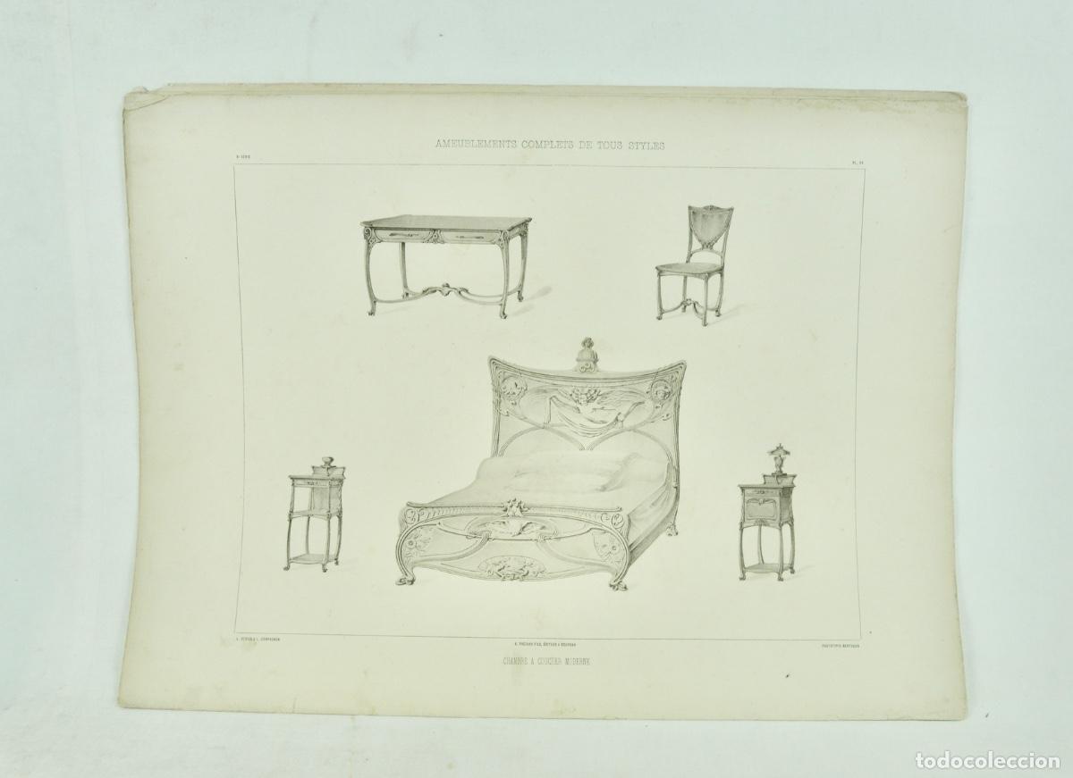 Coleccionismo: L&aacute;mina cat&aacute;logo fr&aacute;nces de muebles 33