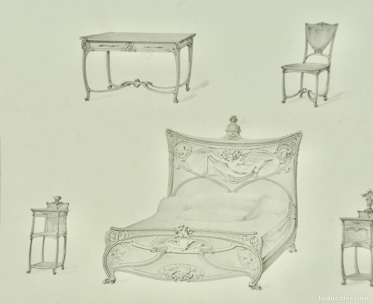 Coleccionismo: L&aacute;mina cat&aacute;logo fr&aacute;nces de muebles 33 - Foto 4