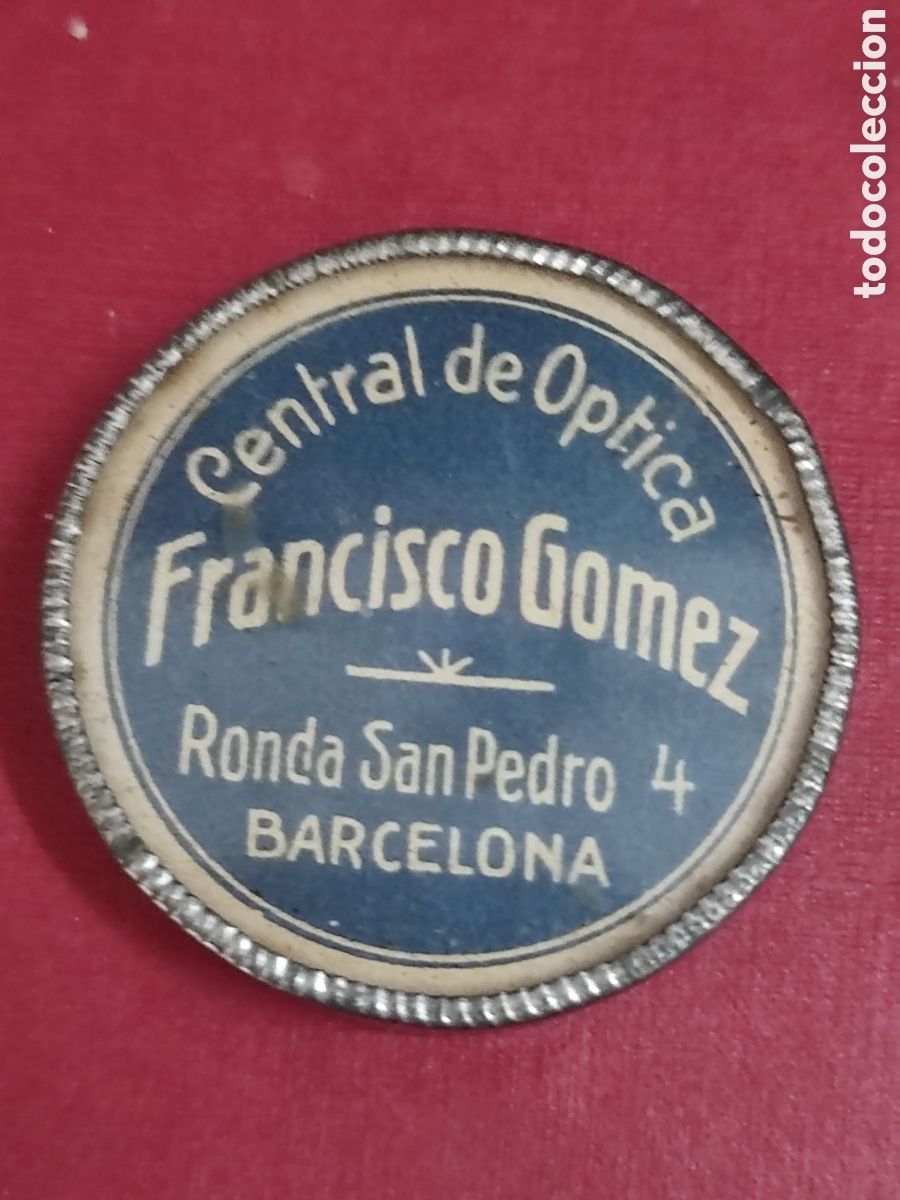 Coleccionismo: Br&uacute;jula con publicidad de &oacute;ptica - Foto 4
