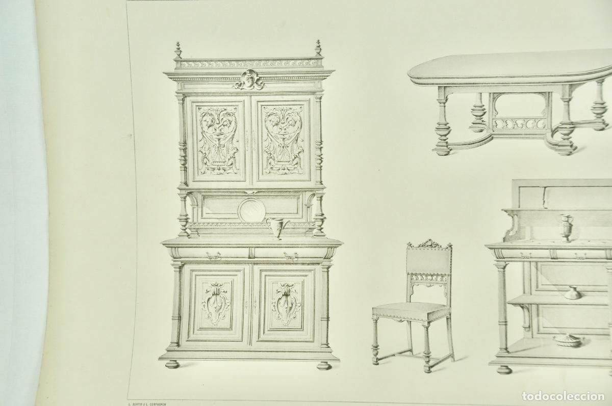 Coleccionismo: L&aacute;mina cat&aacute;logo fr&aacute;nces de muebles 35 - Foto 4