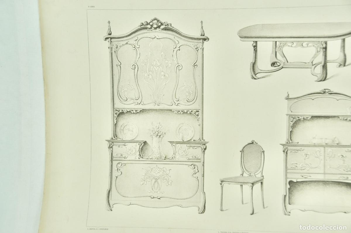 Coleccionismo: L&aacute;mina cat&aacute;logo fr&aacute;nces de muebles 37 - Foto 4
