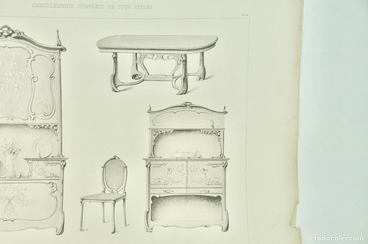 Coleccionismo: L&aacute;mina cat&aacute;logo fr&aacute;nces de muebles 37 - Foto 5