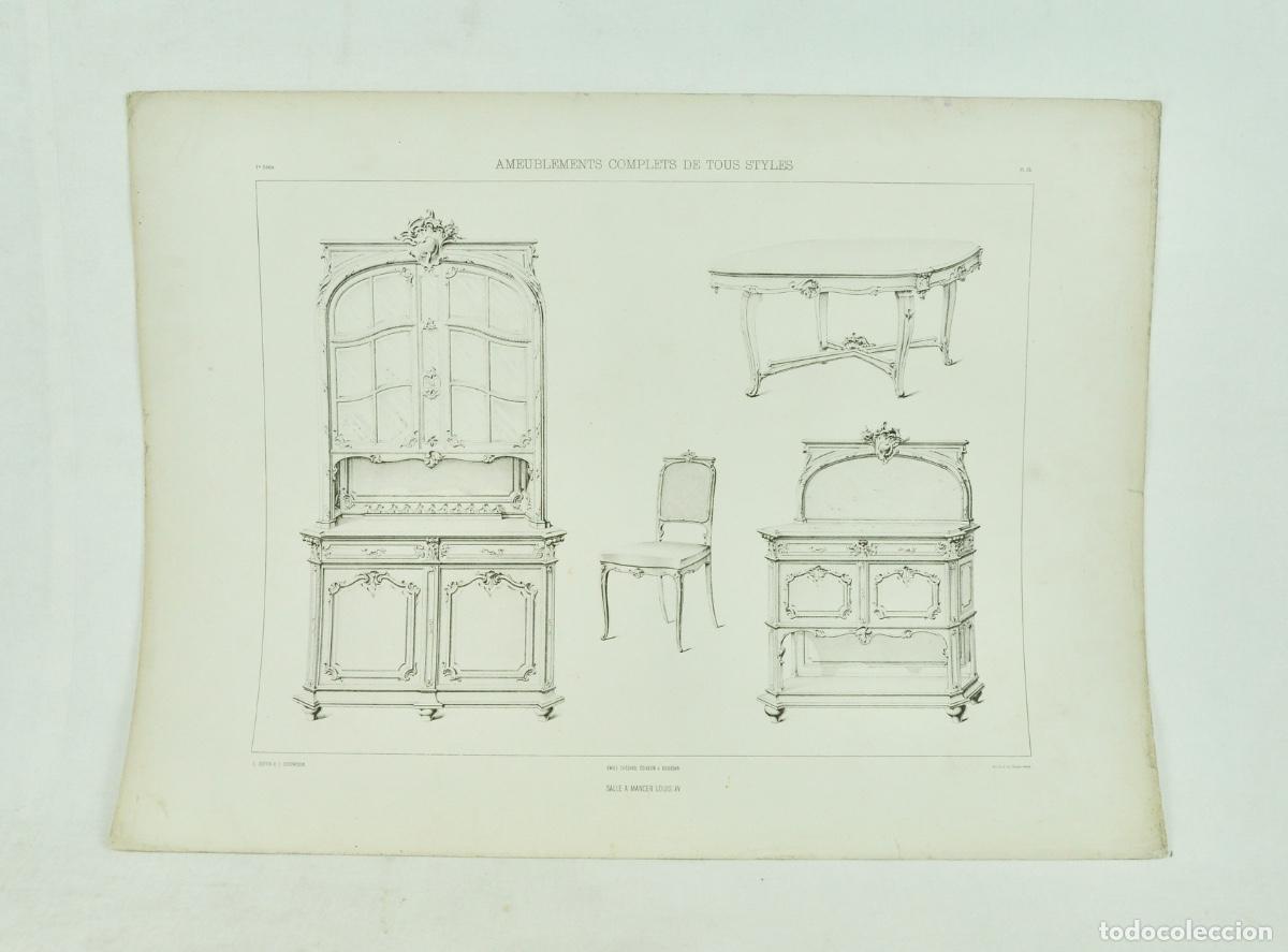 Sammelleidenschaft Papier: L&aacute;mina cat&aacute;logo fr&aacute;nces de muebles 38