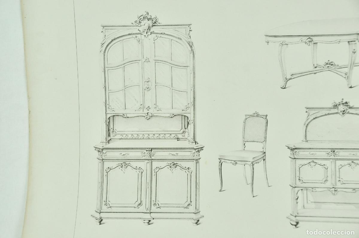 Coleccionismo: L&aacute;mina cat&aacute;logo fr&aacute;nces de muebles 38 - Foto 4