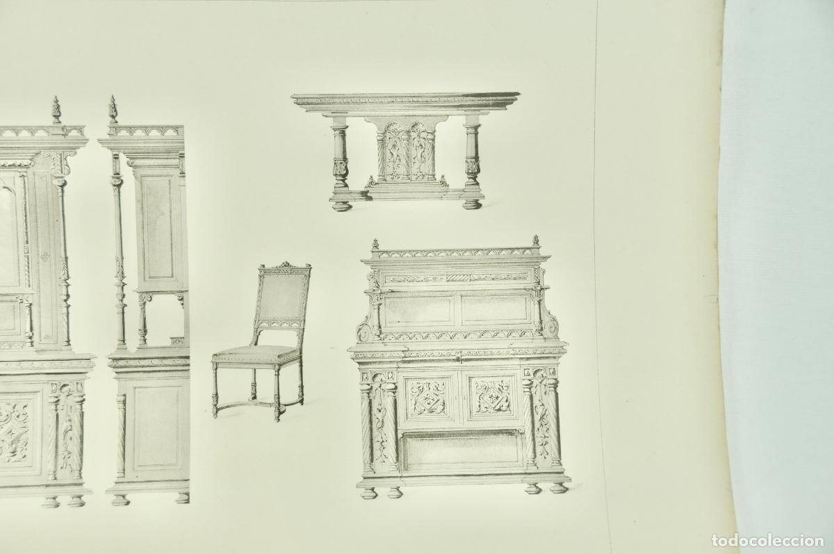 Coleccionismo: L&aacute;mina cat&aacute;logo fr&aacute;nces de muebles 40 - Foto 5