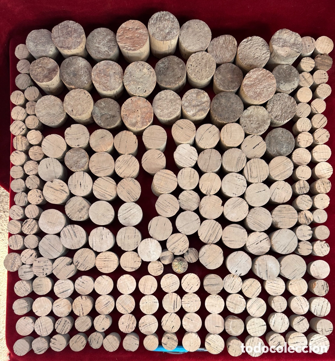 Sammeln: Enorme lote de +200 antiguos tapones de corcho. Diferentes tama&ntilde;os!