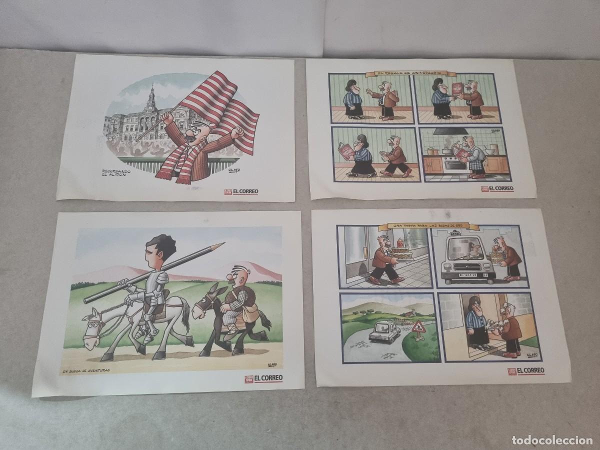 Collezionismo: 4 laminas Don Celes el correo de olmo