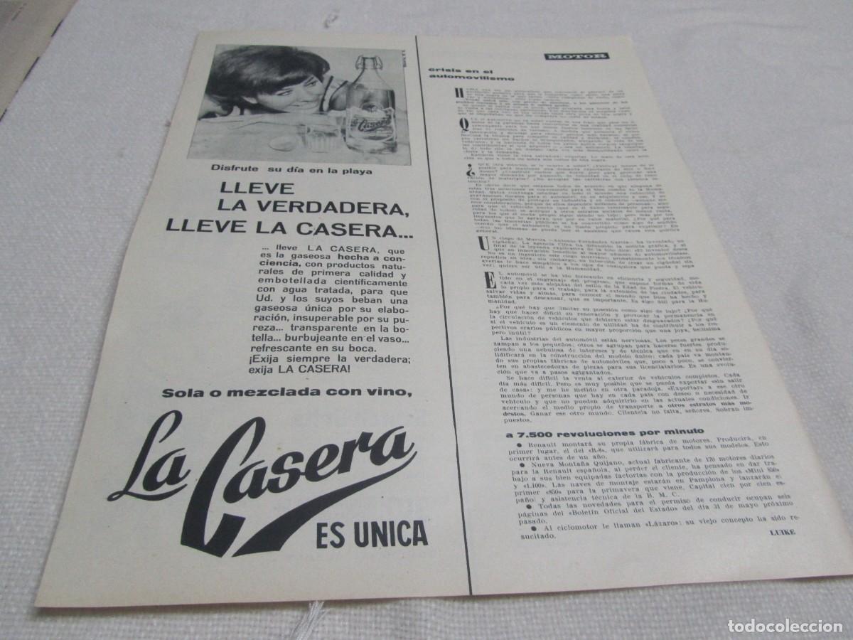 Colecionismo: PUBLICIDAD GASEOSA LA CASERA, SCOTCH-BRITE, A&Ntilde;OS 60