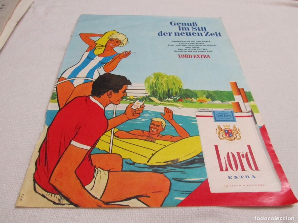 Collezionismo: PUBLICIDAD CIGARRILLOS LORD, A&Ntilde;OS 60