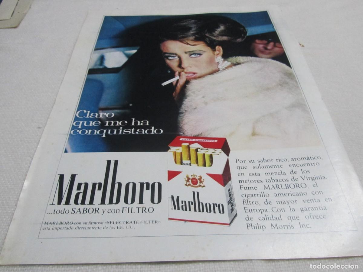 Coleccionismo: PUBLICIDAD CIGARRILLOS MARLBORO, A&Ntilde;OS 60