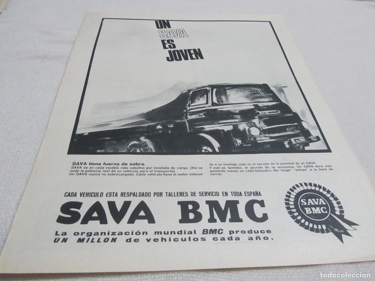 Coleccionismo: PUBLICIDAD CAMION SAVA BMC, SPRAYS VARON DANDY PARERA,A&Ntilde;OS 60