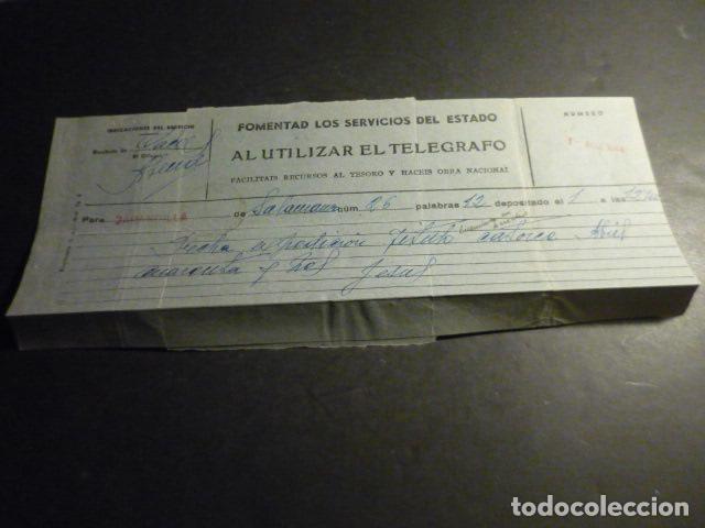 Coleccionismo: JARANDILLA CACERES TELEGRAMA DESDE SALAMANCA 1944 PARA NATURAL DE VALVERDE DEL FRESNO
