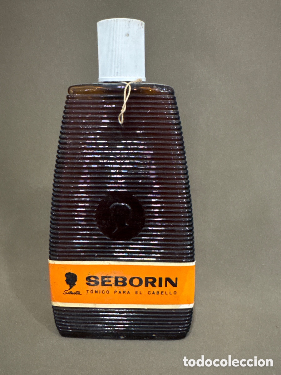 Collecting: Antigua botella SEBORIN,t&oacute;nico para el cabello,schwarzopf(Hamburgo)sin abrir*LLENA*