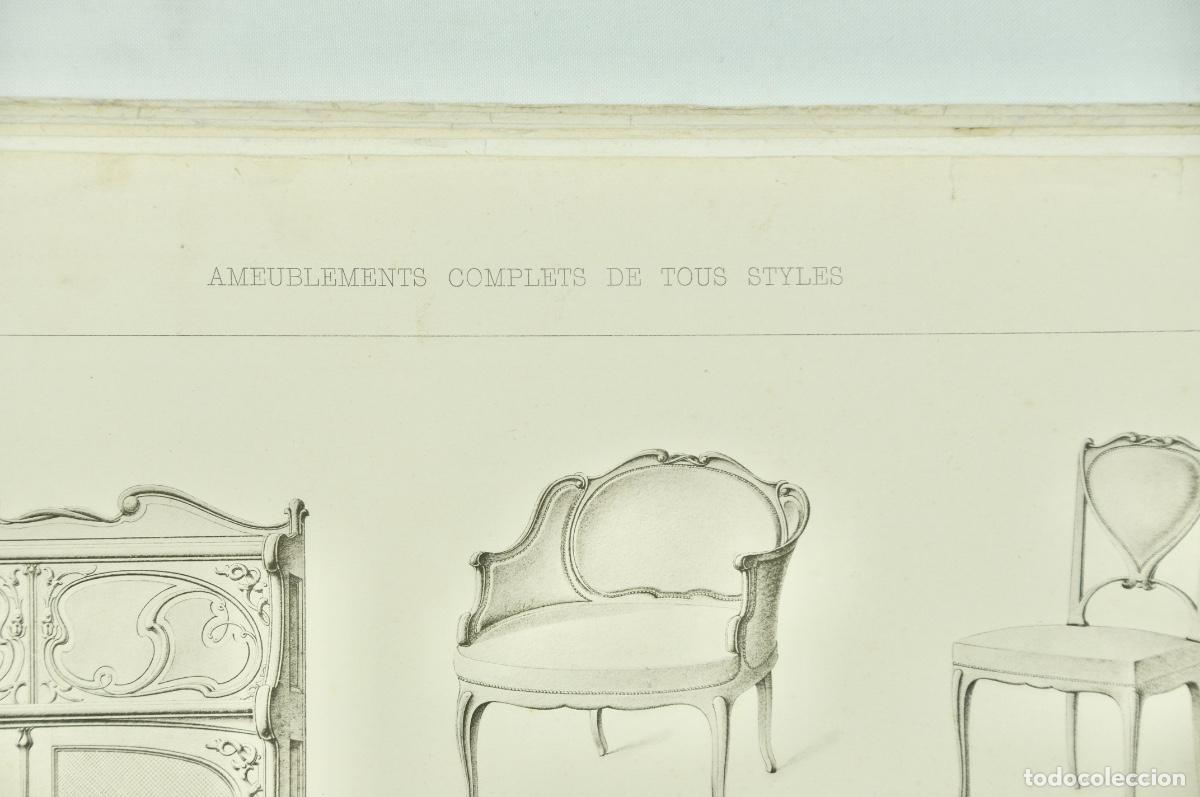 Coleccionismo: L&aacute;mina cat&aacute;logo fr&aacute;nces de muebles 41 - Foto 2