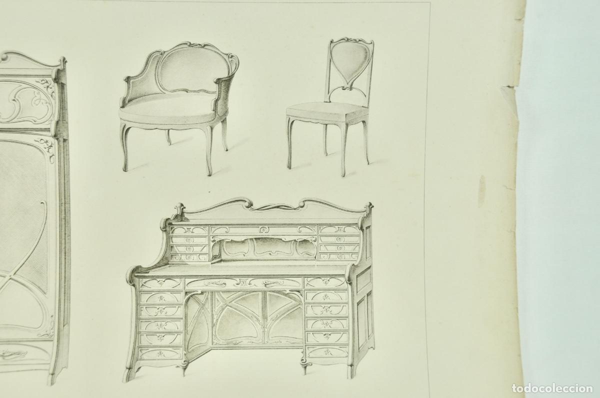 Coleccionismo: L&aacute;mina cat&aacute;logo fr&aacute;nces de muebles 41 - Foto 5