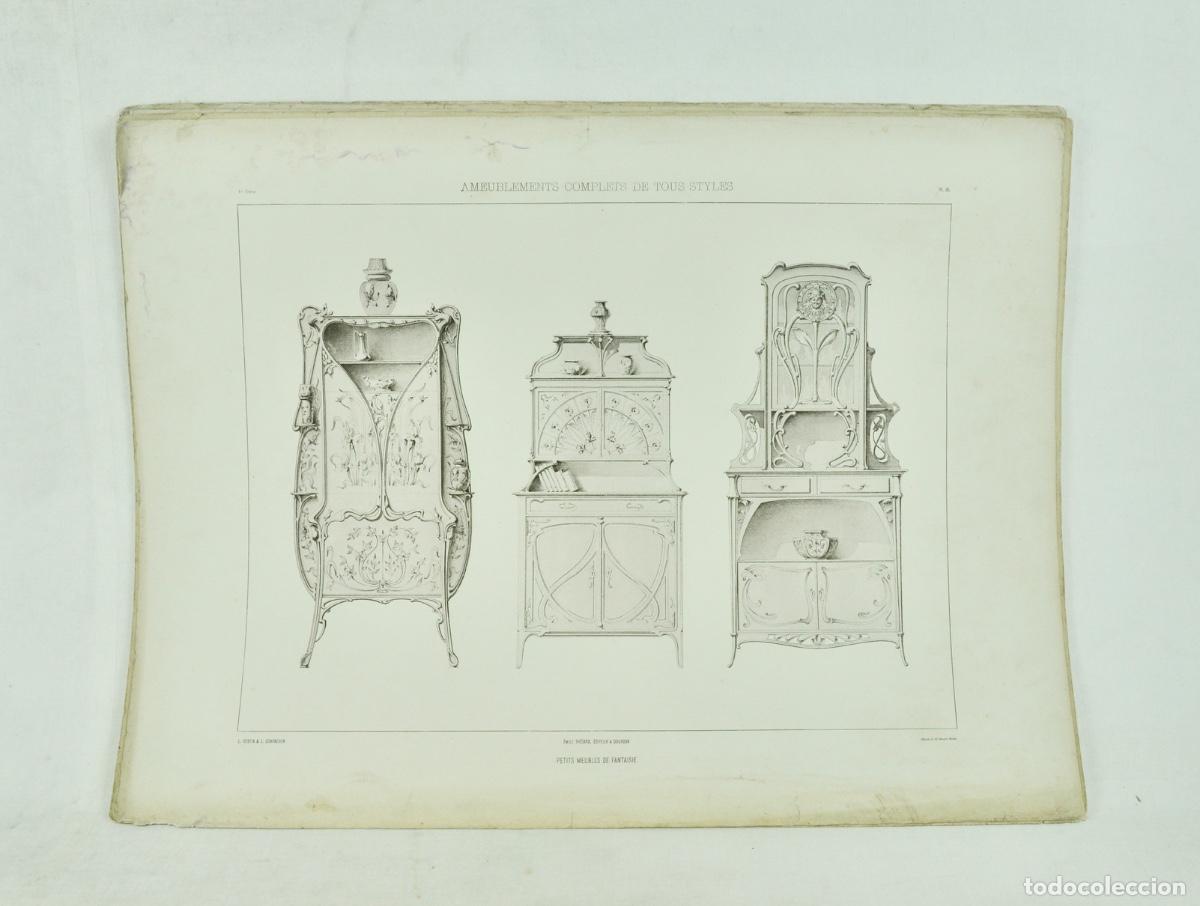 Coleccionismo: L&aacute;mina cat&aacute;logo fr&aacute;nces de muebles 42