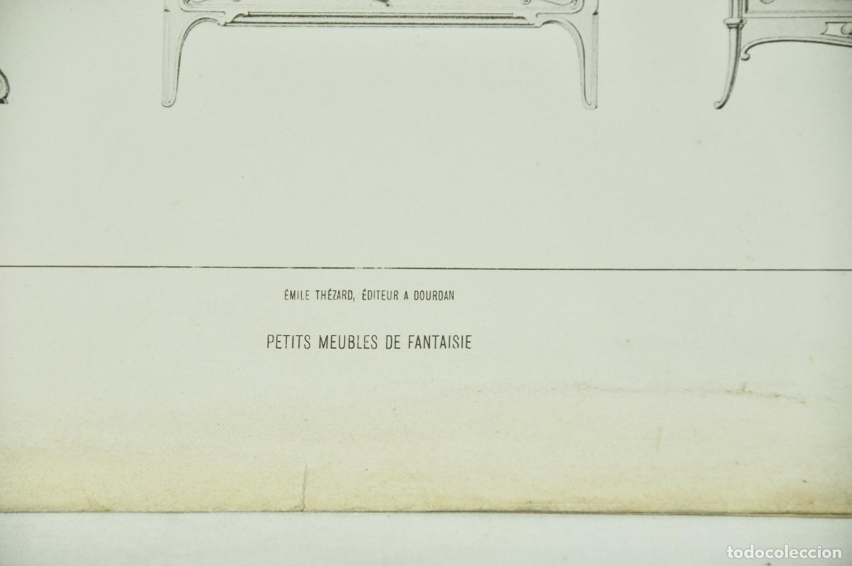Coleccionismo: L&aacute;mina cat&aacute;logo fr&aacute;nces de muebles 42 - Foto 3