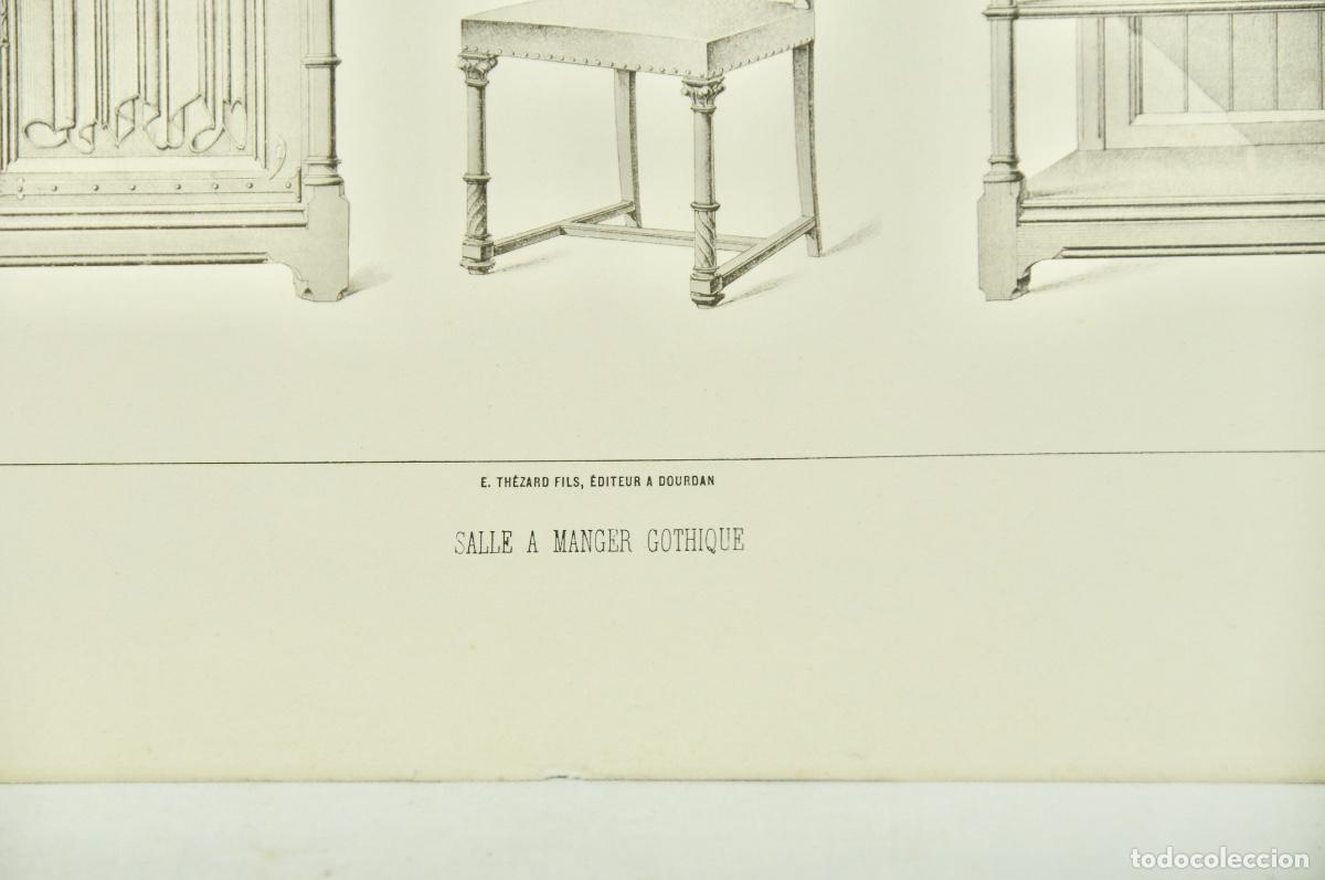 Coleccionismo: L&aacute;mina cat&aacute;logo fr&aacute;nces de muebles 54 - Foto 3